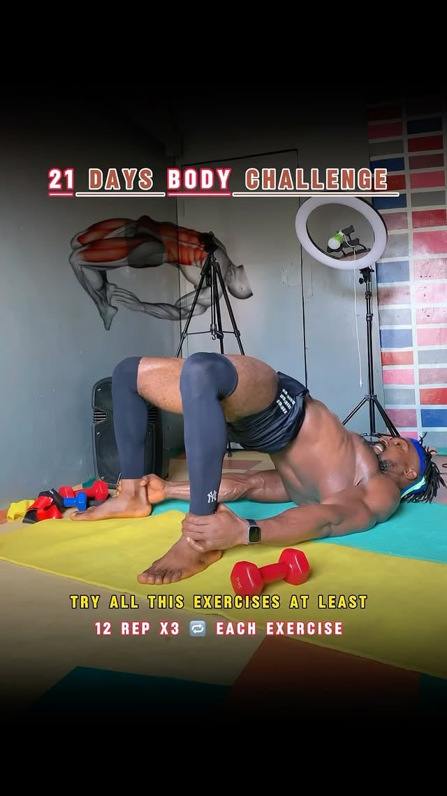 Try this! 21days body challenge to unlock your inner b£ast #testosterone #ErectileHealth #pelvicfloor #kegels #StaminaBoost #endurance #innerstrength by @nnamdi_body