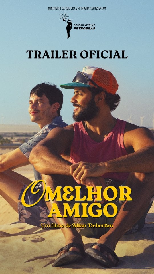 “O Melhor Amigo” já tem trailer oficial! ✨🍿🎉Lucas (@vinitei) e Felipe (@fuentes) têm uma história para reviver e você terá um verão inteiro para se apaixonar por esse filme delicioso e sensual! 🥵❤‍🔥❤‍🔥 💃Um musical tropical cheio de hits!🌈 Um romance (ou dois? ou mais?) para aquecer o coracão!🌊 Cenários deslumbrantes de Canoa Quebrada!📅 Em MARÇO nos cinemas!Do mesmo diretor de "Pacarrete", @allandeberton traz às telonas um elenco estelar: além de Vinícius Teixeira e Gabriel Fuentes, nos divertiremos com @leofbahia, @ohanareal, @mariagretchen & @esdrasdesouza, @mateuscarrieriof, @dimontez, @walmickdeholanda, @deydiannepiaf, @mulherbarbadaoficial, @murieldacruz e @soumamona! E OUTRA!"O Melhor Amigo" chega aos cinemas em Março através da Sessão Vitrine @petrobras, com ingressos a preços reduzidos! 🍿🤩#OMelhorAmigo #AllanDeberton #CinemaGay #VitrineFilmes #SessaoVitrinePetrobras #PetrobrasCultural #CulturaGovBr #VadeTransportePublico by @fuentes