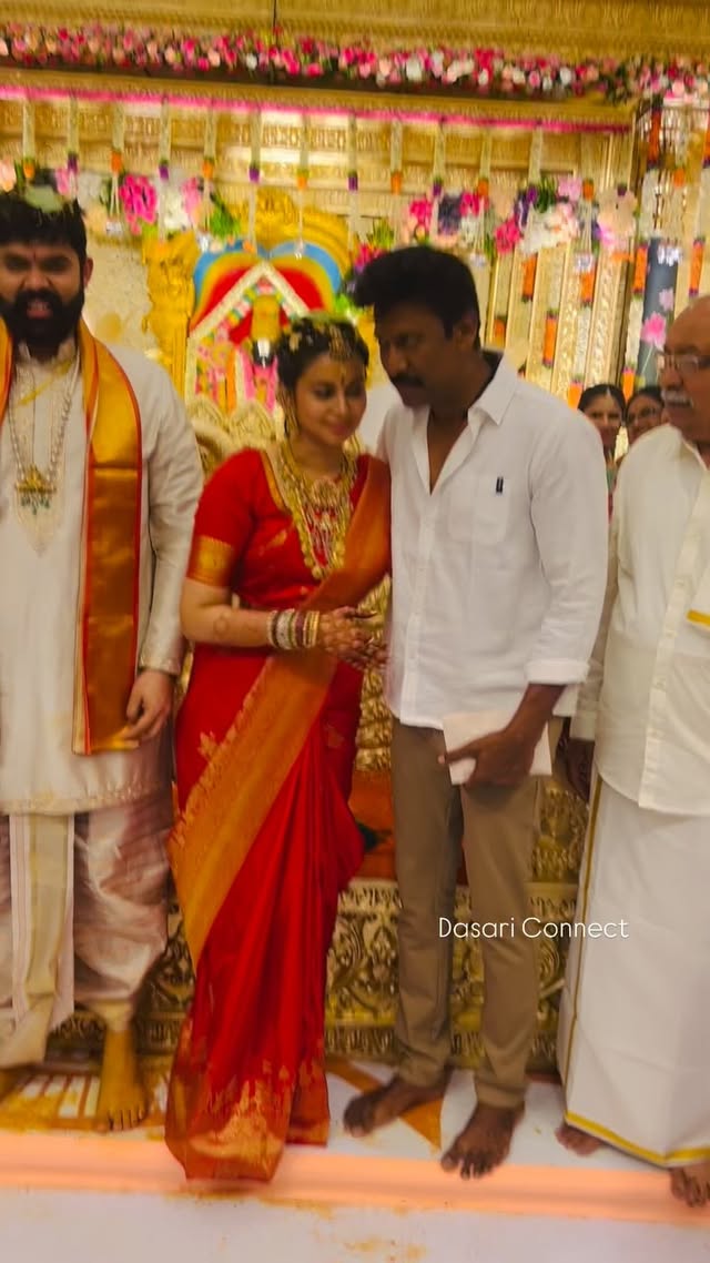 Samudrakani at #abhinaya marriage 2025 by @dasariconnect
