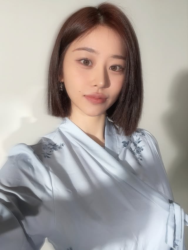 단발 너무 마음에 드는데 어울립니까?!😍💕오늘 여성 조선 잡지 촬영 작가님이 너무 너무 매력적인 페이스셨다🐰💕@ava_hair.luois 이분의 실력 #단발