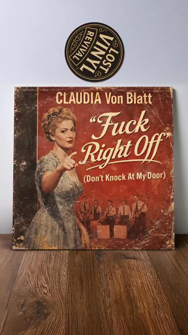 F*** Right Off by Claudia Von Blatt (1949)#jazz #jazztok #40sstyle #vintagevinyl #foryoupage by @lostvinylrevival