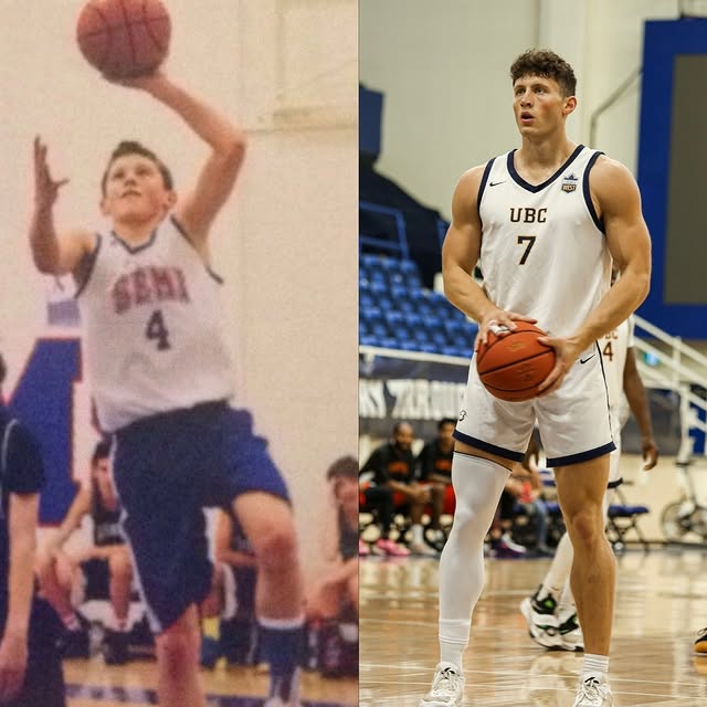 Highschool Freshman vs College Senior💪 Keep grinding stay consistent and stay patient💪 by @brianwallack