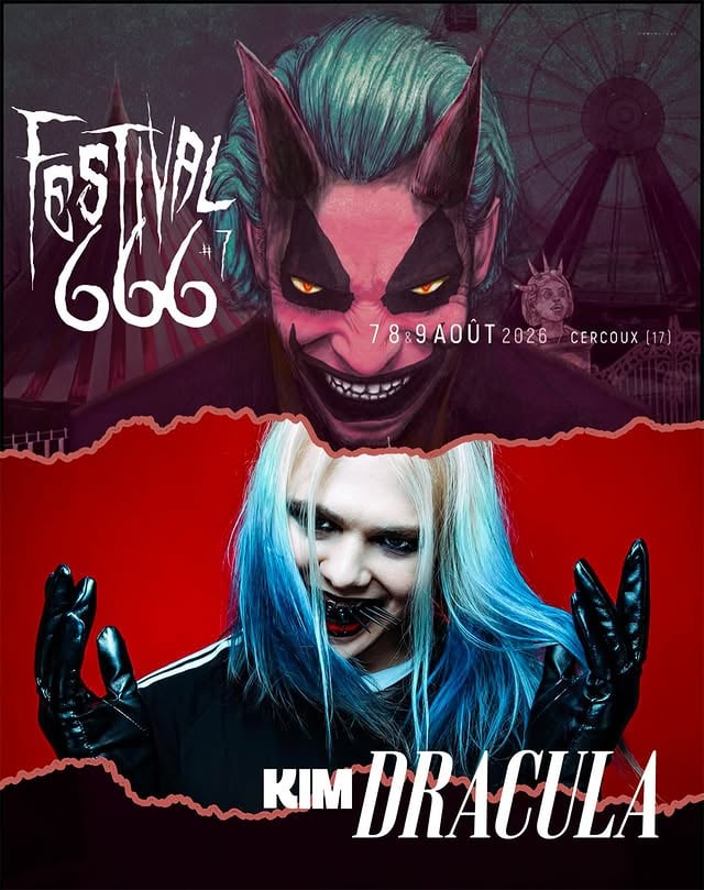 France, we will be travelling to your country to perform at @festival_666 which is gonna be a time. See you there 👹 by @kimdrac