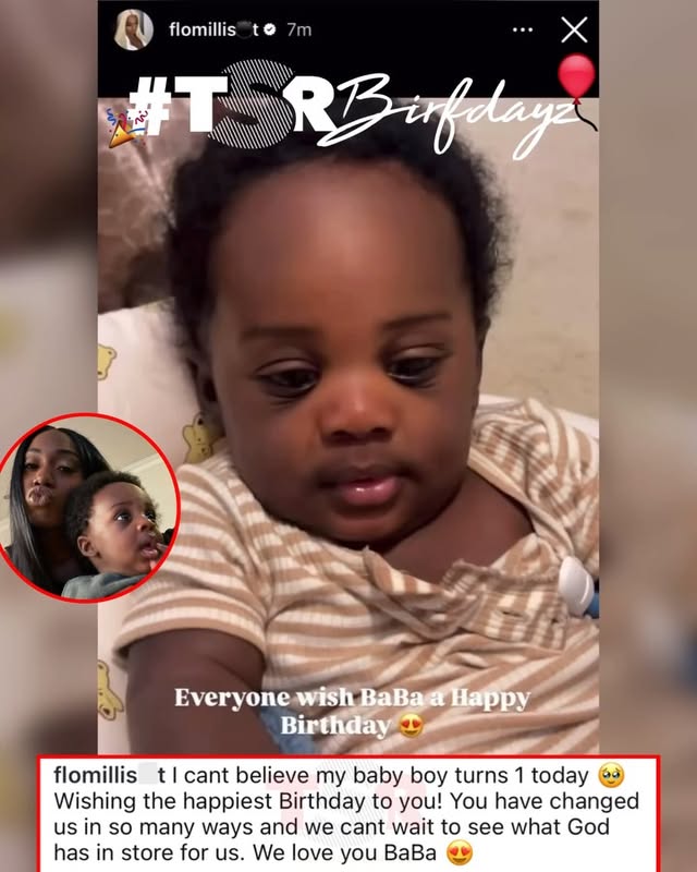 #TSRBirfdayz: Aww! #FloMilli’s adorable baby boy officially turns 1, and she shared some sweet moments from the past year to celebrate his special day. 🎉🎈#CutenessOverload (SWIPE) ✍🏾: #TSRStaffJW