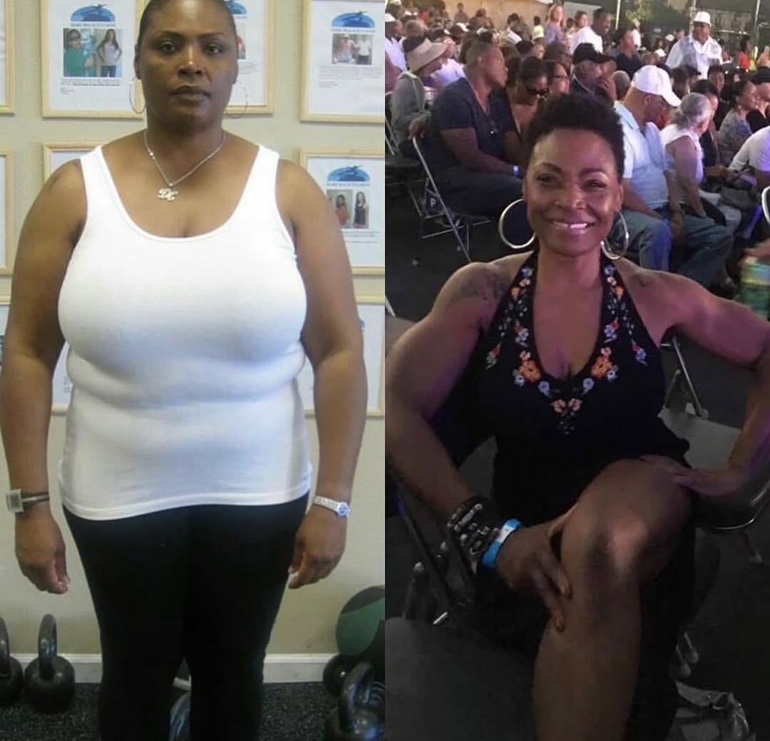 ❤️Client Highlight❤️Dee Dee’s Testimony I was a little skeptical about joining Aguirre Fitness. I felt it was probably a weight loss program making false promises. After speaking with Jennifer (Jenn) I decided to try the program for only one month. Turned out to be one of the best decisions I've ever made.I began working with Jenn 13 years ago at the young age of 45 and approximately 230lbs. I really considered myself a fairly active person. I would go to the gym on a regular basis but I looked and felt the same and definitely wasn't losing any weight. Jenn designed a program specifically for me to lose a "few" pounds. This consisted of a food plan and exercise which consisted of daily cardio and five days a week of weight training with her in the studio. Fast forward about a year and I lost a total 78lbs. I immediately noticed my sleeping and mood were better, my energy level had increased. I also began to notice muscle and body curves that I had never seen before. My confidence increased and I felt and looked better than I had ever before. The program also taught me patience, the weight didn't come off over night.The health and fitness life is part of my daily routine. I still train with Jenn to this date managing maintenance. She coached me through several knee surgeries and when I reached that special stage of life for many women when your body and mental start to rebel {menopause}. She continues to guide, encourage and hold me accountable in my health and fitness journey. I highly recommend Jenn at Aguirre Fitness to anyone who is serious about making changes to their health and fitness.Current Client, DeDiva CantrellI cannot possibly expressed to you how proud I am of this woman. She has been through so much with me throughout the years, including multiple knee surgeries from an injury at work. She’s always push through and with modified things. Training, upper body and coming in and crutches. Doing upper body cardio. #NoExcuses. Her transformation is incredible as you can see. She looks 20 years younger.I love you Dee Dee Family For Life by @jennaguirre7877