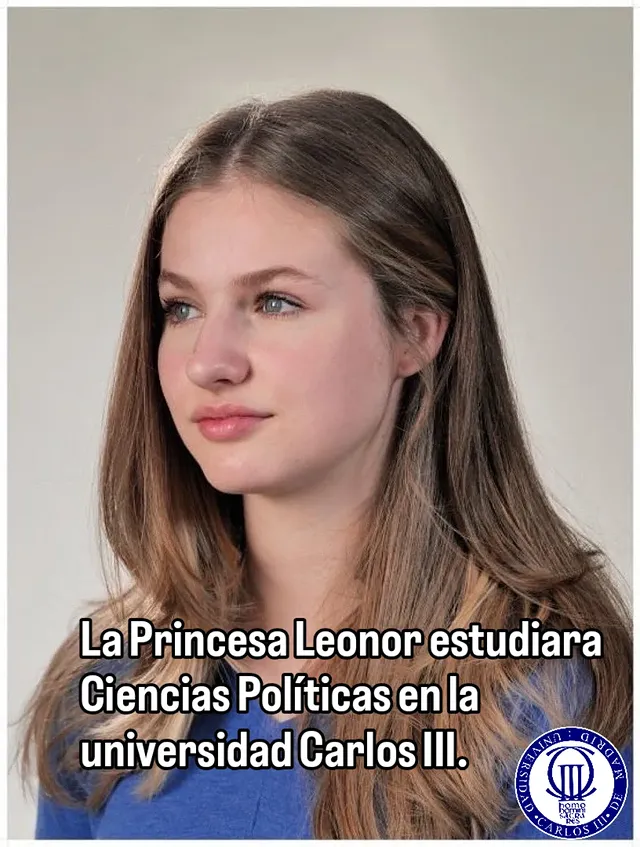 Comunicado de la Casa de S.M. el Rey sobre la formación universitaria de Su Alteza Real la Princesa de Asturias.Sus Majestades los Reyes anuncian que Su Alteza Real la Princesa de Asturias cursará el Grado de Ciencias Políticas en la Universidad Carlos III de Madrid @universidadcarlosiiidemadrid. El programa académico tiene una duración de cuatro años y se iniciará en el tercer cuatrimestre de 2026.La Princesa de Asturias ha superado satisfactoriamente el proceso de selección que se aplica a los estudiantes que han cursado sus estudios de bachillerato en el extranjero y ha obtenido la resolución favorable del Comité de Evaluación en el proceso de admisión. Este grado universitario, que se imparte en el campus de Getafe, incluye, entre otras, materias relacionadas con la Ciencia Política, las Humanidades, el Derecho, la Economía, la Sociología, la Historia y las Relaciones Internacionales.La Princesa Leonor compatibilizará este periodo de su educación superior, de acuerdo con el correspondiente calendario universitario, con sus compromisos institucionales como heredera de la Corona, al igual que ha hecho durante el periodo del bachillerato y los tres años en las academias militares.Su Majestad el Rey ha informado al Presidente del Gobierno de este nuevo periodo de la formación académica de Su Alteza Real la Princesa de Asturias.#PrincesaLeonor #PrincesadeAsturias #CasaRealEspañola #FamiliaRealEspañola by @leonorysofiaaltezasreales