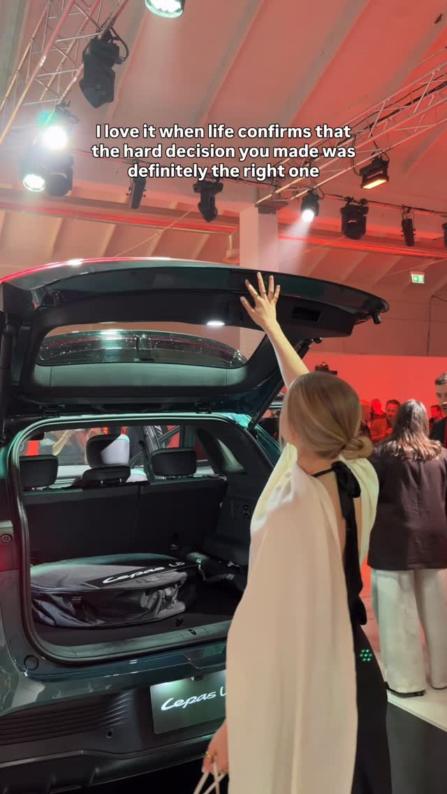 ad | and now I am invited to incredible experiences abroad?!?back in the life of a frazzled English woman - if there’s two things I love it’s cars and cool experiences, so when Lepas invited me to go to their Milan Design Week Launch event for their newest car, you best believe I was up for it. And also a little anxious because the dress code was formal but I think I pulled it off?I may have only been driving for a year but I know elegant cars when I see them, and Lepas’ EV range is no exception. They have launched these cars with ease and day-to-day life in mind, to make moving from a to b simple and elegant, making the driver’s life as stress-free as possible (and trust me I need some of that in my life, I love my car but honestly I stall more than I care to admit). Also, the detail freak in me is a little bit obsessed with the fact that the headlights are literally designed to look like the eyes of a leopard, how cool?✨🐆#lepasuk by @anniekknowles