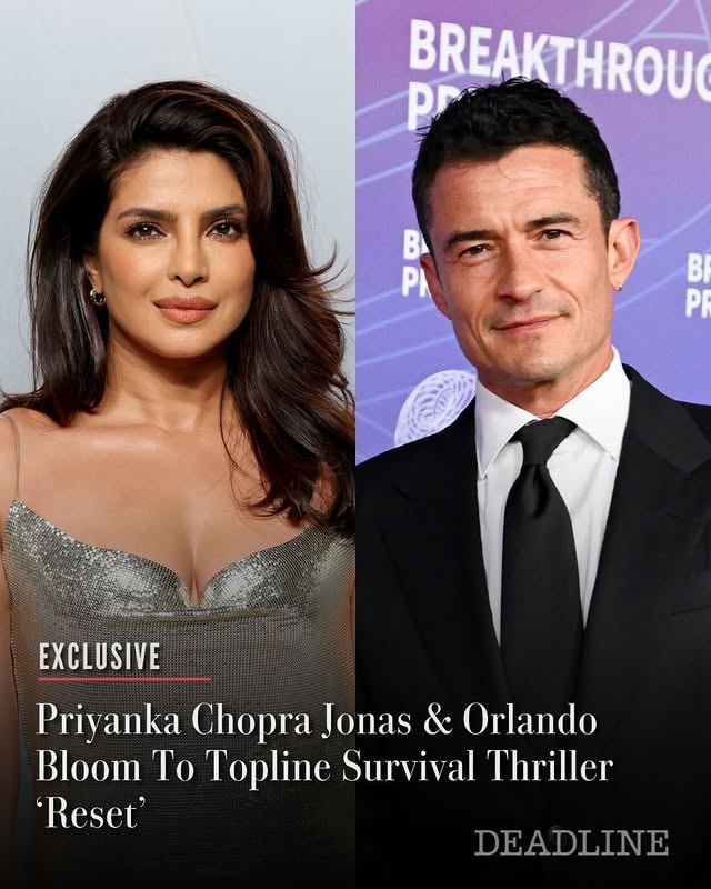 EXCLUSIVE: Priyanka Chopra Jonas and Orlando Bloom are set to star in ‘Reset,’ a survival thriller directed by Matt Smukler that will head into production in August.Written by Jordan Rawlins, ‘Reset’ follows a woman (Chopra Jonas) who wakes up in the middle of the wilderness days from civilization with no memory of how she got there, finding that her only chance at survival is to trust a charming stranger (Bloom) — who may not be who he says he is.Fortitude International is financing and launching international sales at the Marché du Film in Cannes, with Verve Ventures, UTA, and WME Independent co-repping North American rights. More details online at the link in bio. (Photos: Getty) by @orlandobloom