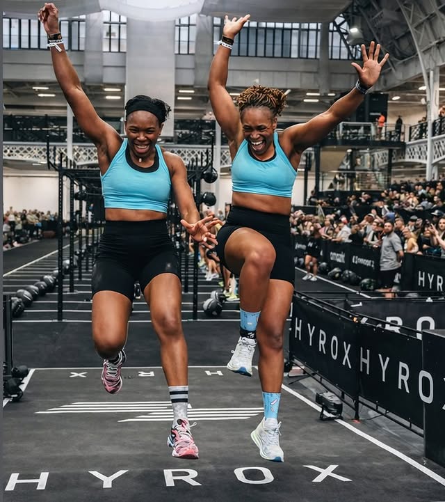 You don’t do this alone.👯‍♀️⁠⁠Tag your Hyrox partner!⁠⁠#HEXXEE #HEXXEESocks #Hyrox #HyroxPartners #BetterTogether by @hexxee