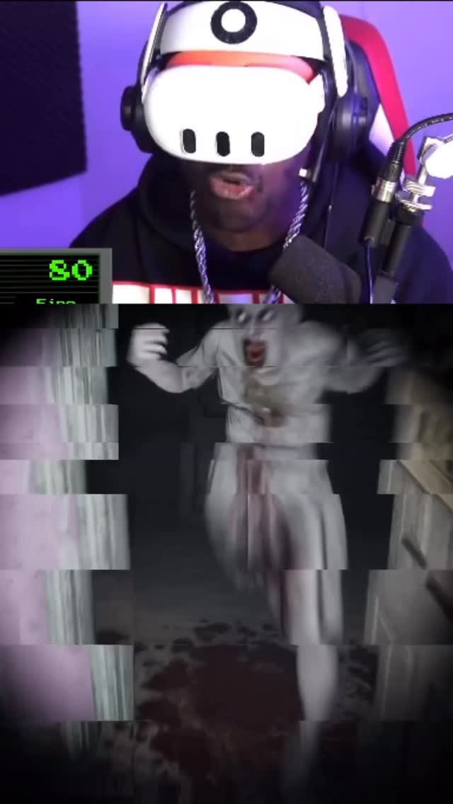 NEVER SEEN A JUMPSCARE TAKE SOMEONE CONFIDENCE SO FAST #gaming #horror #funny by @therealpoiised