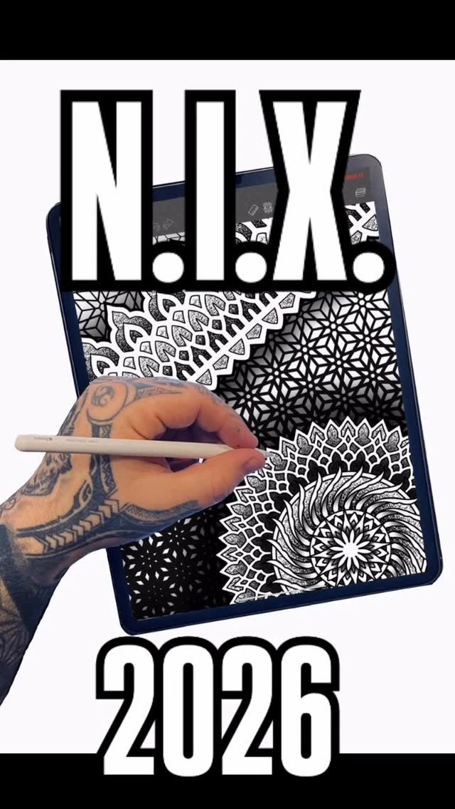 We’re getting set up for @nixtattooshow - come by the booth and see us. @tattoosbydijon and @coryferguson will be slinging some sweet geo tats and Cory and his partner in Geometrica Adam will both be happy to answer any questions you may have about the app - (including the brand new iPhone version!) and share some Geometrica tips and tricks with you. @geometricatattooapp by @coryferguson