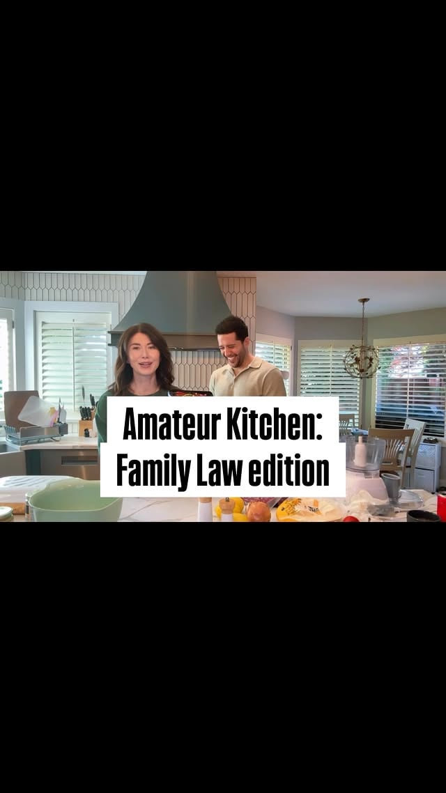 How many fake TV lawyers does it take to cook dinner?*FULL VERSION* up on YouTube, link in my profile Recipe in comments 😋#amateurkitchen #familylaw #dinnerideas by @jewelstaite