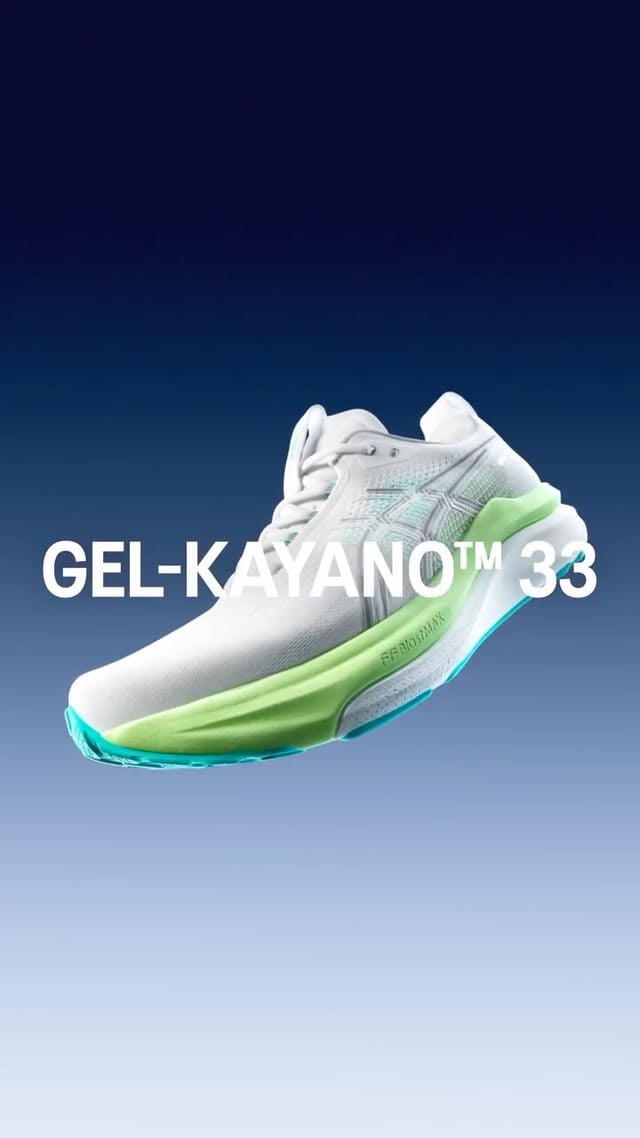 Introducing the #GELKAYANO 33 shoe, featuring new FLUIDSUPPORT™ technology for trusted stability with more comfort than ever before.​Launching globally, starting from June 1. by @asicsrunning