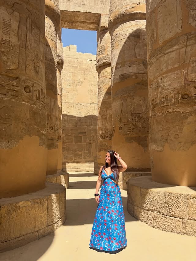 “Entre Karnak, la Vallée des Rois et une balade sur le Nil… complètement fascinée par ce voyage ✨”Un rêve de petite fille, et vous vous avez fait l’Égypte ? 🌍🇪🇬#egypte #luxor #travelgram #wanderlusts #explore by @pepette33600