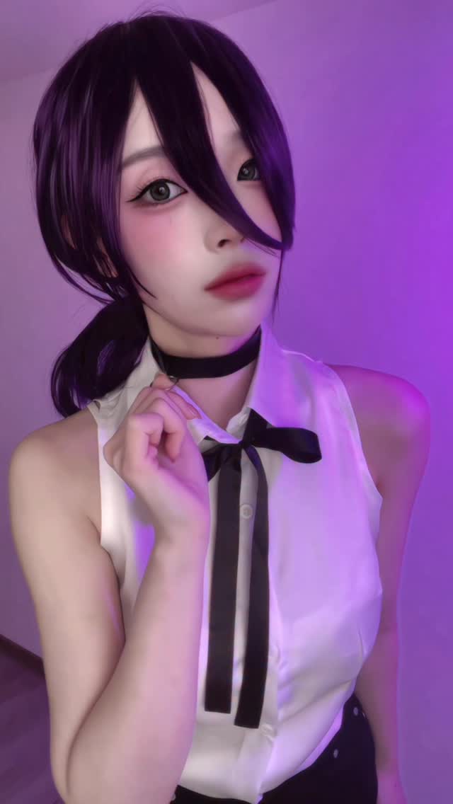 코스프레 어때😈🖤#reze #chainsawman by @jjuya_o0o