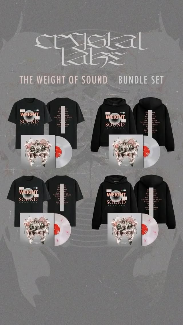 【The weight of sound BUNDLE SET】Official Merchandise Store for Overseas is now available!Worldwide Shipping Check it out! LINK IN BIO by @crystallake777
