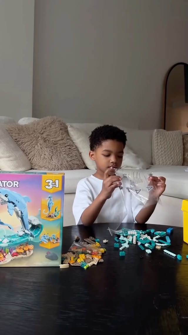 Milo’s favorite thing lately = LEGO bricks 🥹 and honestly sitting down to build with him has become one of my favorite parts of the day.Keep Playing, See What Happens 🤍 @LEGO#LEGOPartner by @tatianaelizabethh