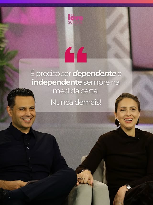Nem independência ao ponto de afastar, nem dependência ao ponto de sufocar.Relacionamentos não são feitos de extremos, mas de equilíbrio. O segredo está na medida certa, onde há parceria, respeito e consciência.Porque quando isso se perde, o relacionamento deixa de somar… e começa a pesar. #TheLoveSchool #AmorInteligente #RelacionamentoSaudavel #Equilibrio by @theloveschool