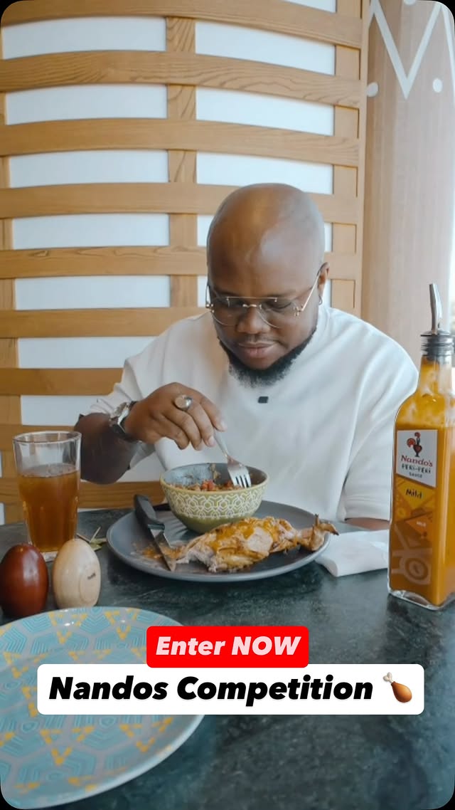 Lalela Bestie, fact is good food speaks for itself 😋🔥That’s why I’m loving the Nando’s Taaaaste-Monials Challenge 🍗🔥WhatsApp “Nandos” to 066 050 6830 📲 and you could hear your moment play out on The Touchdown on Metro FM 🎙️💸@nandosrsa#Nandos #TaaaasteMonialsChallenge #MetroFM #OhWhatAPlace by @dj_sabby