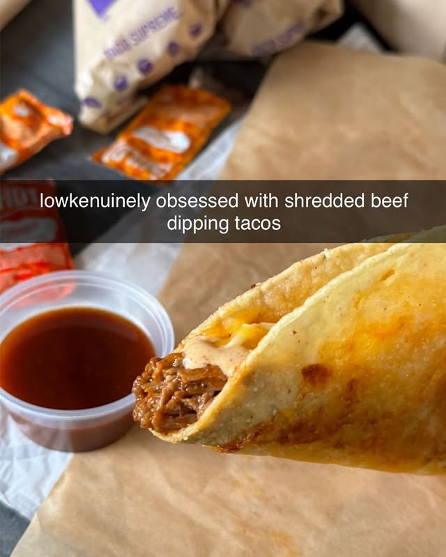 one bite and you’ll get it. out 5/21. by @tacobell
