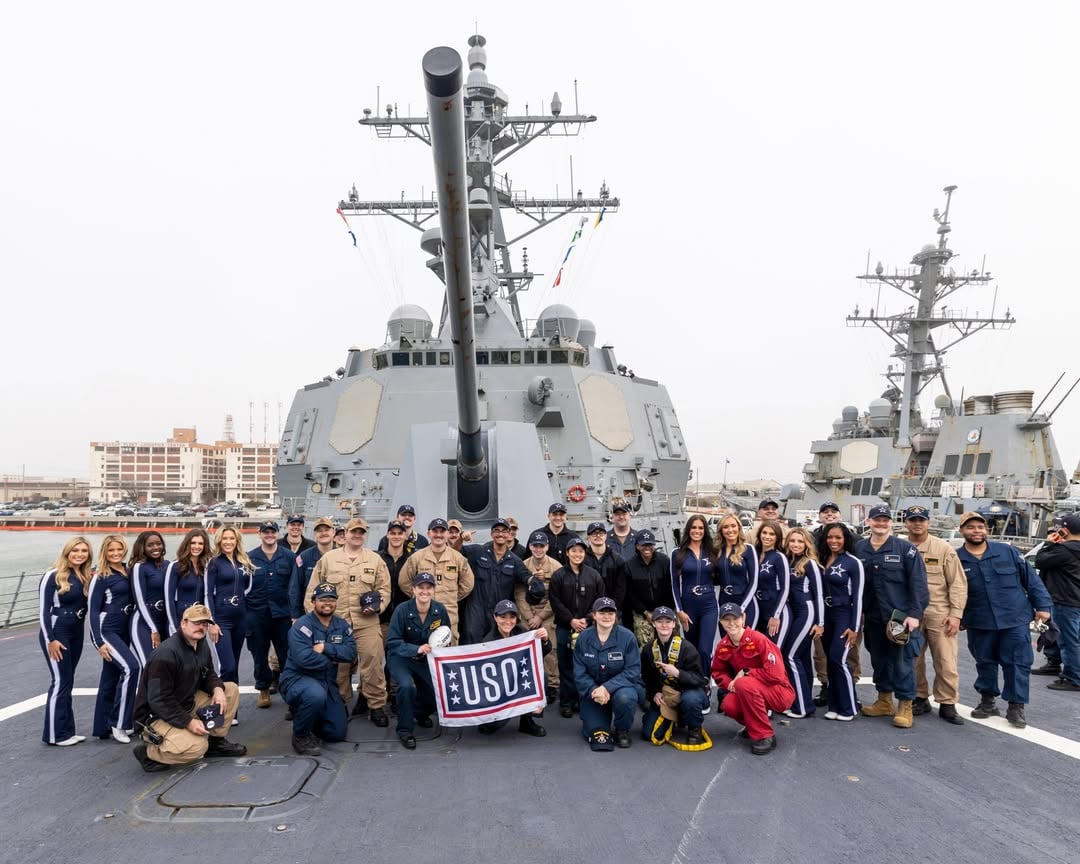 Our 87th USO Tour 💌 Recently, we had the honor of visiting our service members in Virginia and sharing moments of gratitude, laughter, and home away from home with those who serve. 🇺🇸#DCCheerleaders | @TheUSO