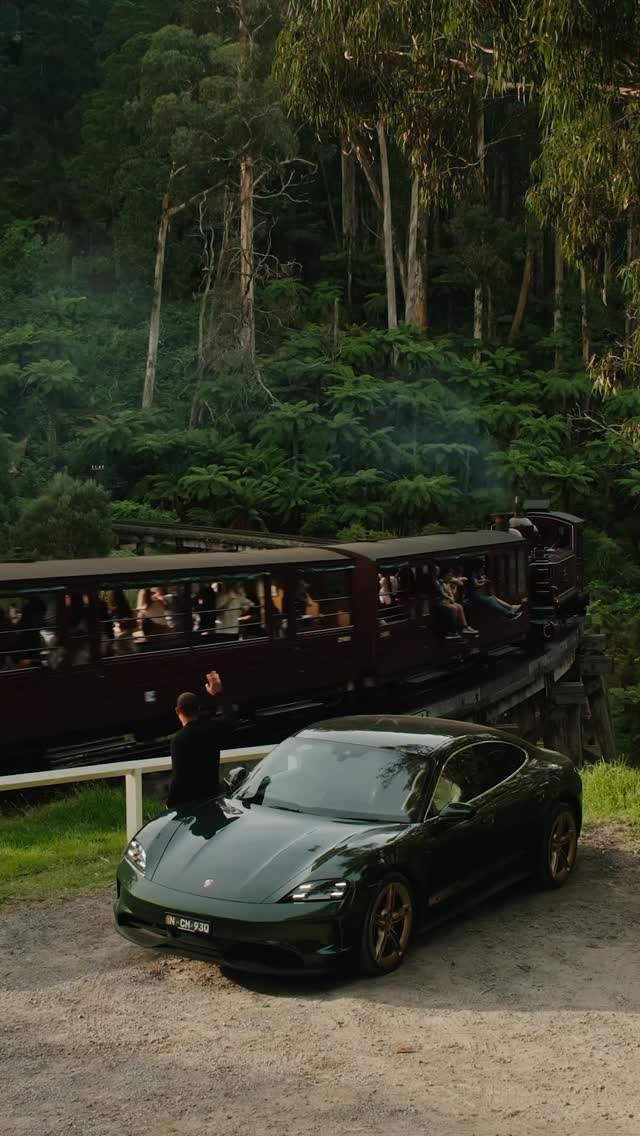 Just passing through.🎥 @lakotaajohnson @gaboski 🚙 @porscheaus #PorscheMoment__Taycan 4S (WLTP): Electrical consumption combined: 20.2 – 17.6 kWh/100 km; CO₂ emissions combined: 0 g/km; CO₂ class: A; Status 05/2026