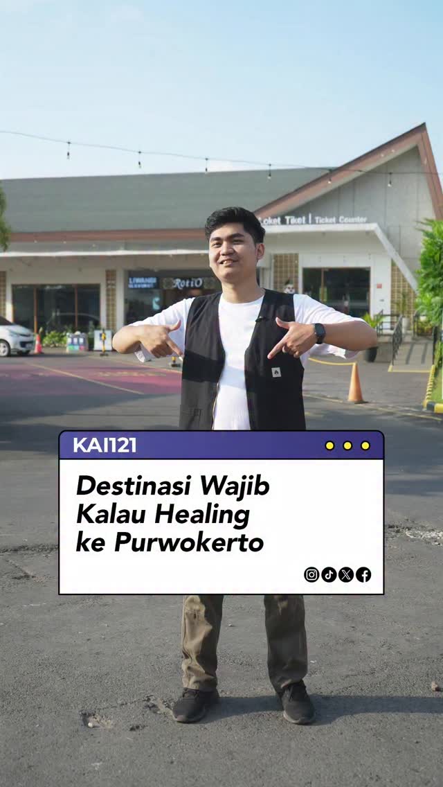 𝗧𝗿𝗮𝘃𝗲𝗹𝗶𝗻𝗴 𝗸𝗲 𝗣𝘂𝗿𝘄𝗼𝗸𝗲𝗿𝘁𝗼 𝗖𝗼𝗰𝗼𝗸 𝗕𝗮𝗻𝗴𝗲𝘁 𝘂𝗻𝘁𝘂𝗸 𝗛𝗲𝗮𝗹𝗶𝗻𝗴 𝗧𝗶𝗽𝗶𝘀-𝗧𝗶𝗽𝗶𝘀 😍Turun di Purwokerto tuh rasanya nggak cukup kalau cuma numpang lewat. 😭Soalnya kota ini punya paket lengkap buat quick escape: mulai dari kuliner legendaris, suasana adem kaki Gunung Slamet, sampai hidden gem yang bikin pengin stay lebih lama. 👀Mau sarapan Soto Sokaraja atau cari tempe mendoan jumbo buat ngemil atau healing tipis-tipis di Kebun Raya Baturraden, bisa banget! 🤝Jadi… kapan nih kalian mau ExploRail ke Purwokerto? Atau ada rekomendasi tempat lain? Tulis di kolom komentar, yuk! 👇🏻#KAI121#ExploRailPurwokerto#AyoNaikKereta#KAISemakinMelayani by @kai121_