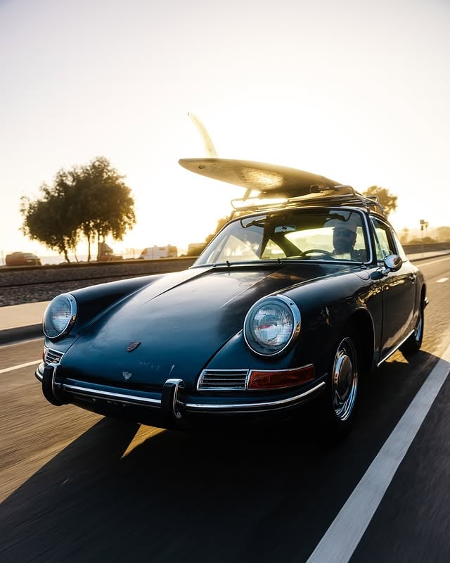 Summer essentials.📸 @mounce 🚙 @california.912 #PorscheMoment