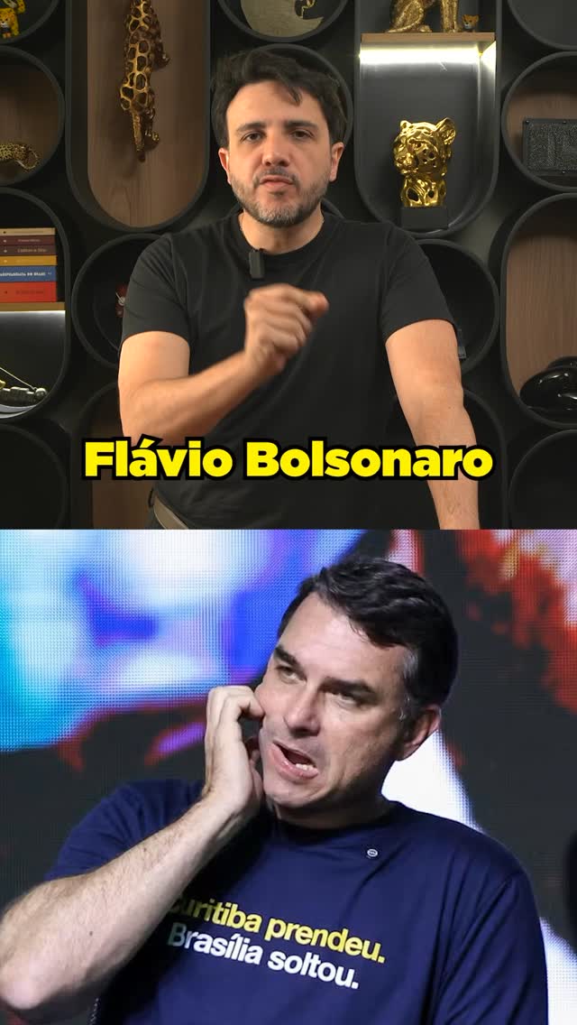 Flávio Bolsonaro censurou Juliano Cazarré