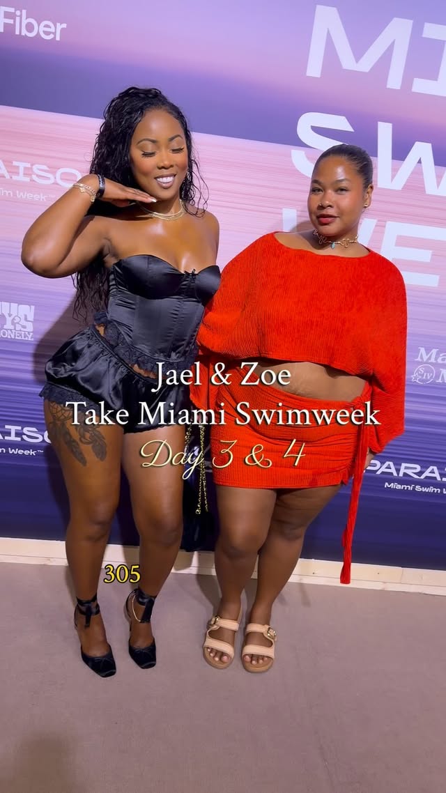@iamjaellundy x @zoechinloy take Miami Swim Week Part 2 #miamiswimweek #4inthe305 #girlgroup ...Meg video cred: @jessesouligny by @zoechinloy
