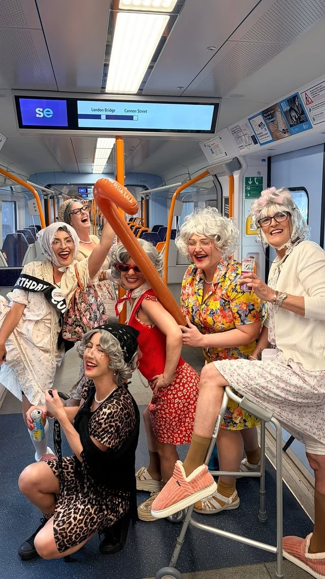 This is your sign to go out with your girls as grannies. The BEST night. Everyone needs a blow out once in a while 🤣 @bongosbingo by @chemarie_catterall