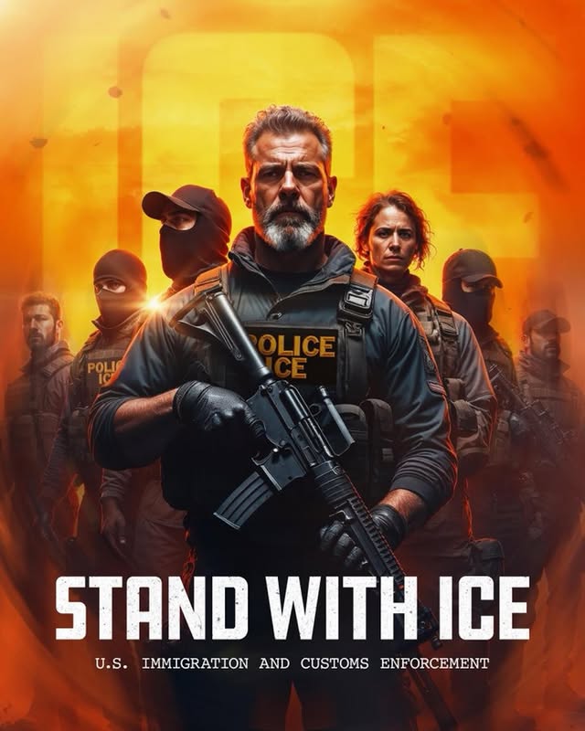 STAND WITH ICE. STAND WITH LAW ENFORCEMENT.