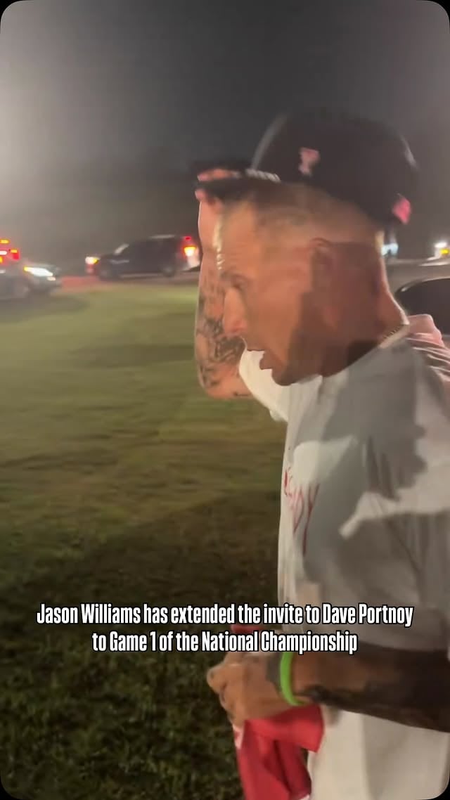 Jason Williams wants Dave Portnoy next to him for Game 1 on Wednesday by @jasonwilliams55