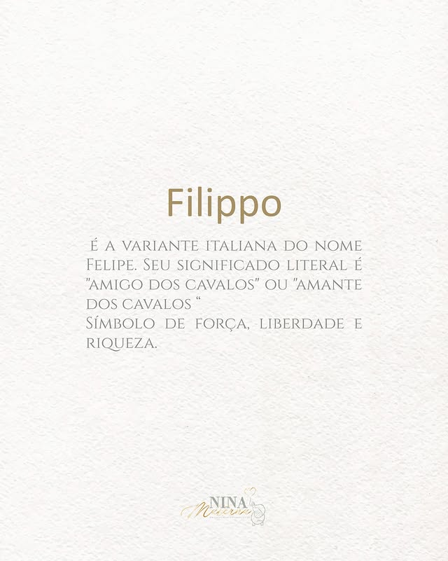 Para Filippo com amor by @ninamaterna