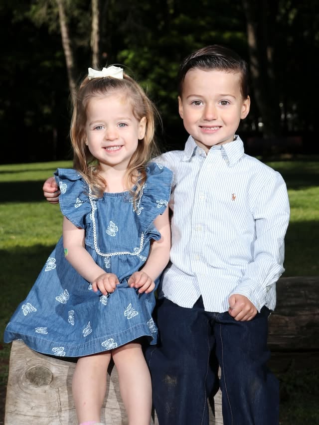 1st brother sister school pictures : Preschool 🥹 by @lauren_sorrentino