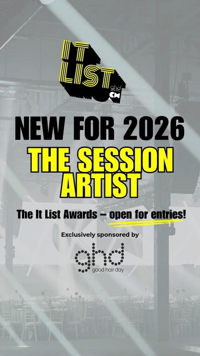 🎬 The It List SESSION ARTIST award celebrates the young talent making magic on set, backstage and beyond. If you’re 30 or under and building a name in fashionable circles - shoots, shows, brand campaigns and more - this is your chance to put your skills in the spotlight. 🔥 ✒️ Entries open until Monday 22nd June at 7pm. For a full list of It List categories and how to enter, visit www.creativeheadmag.com/itlist or see link in bio. 🏆 Exclusively sponsored by @ghdhairpro #MWIT26 #CreativeHEAD #NoOrdinaryHairAwards by @creativeheadmag