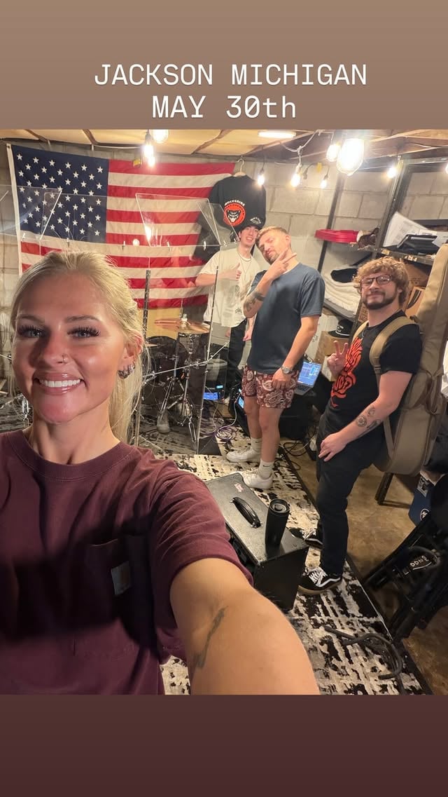 Closest show I play to home all year! And all the money goes to support first responder’s🖤 Saturday May 30th!! I’ll have new merch & and new drummer 😜 @jasoncrossofficial by @sadiebass__