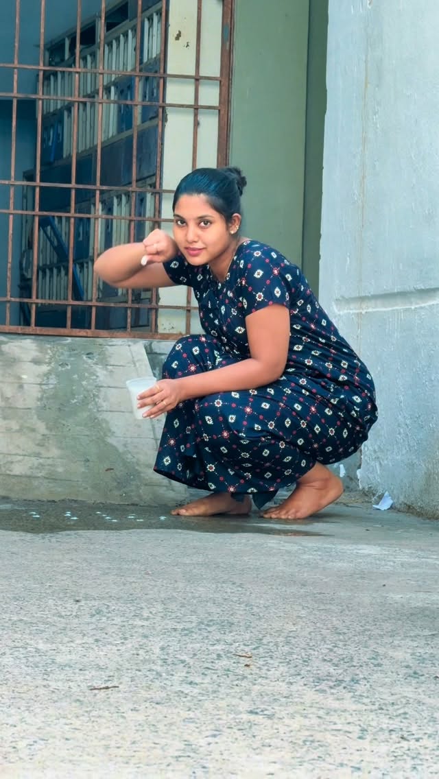 En mythiliii🫠🖤.#blacklove #gana #trendingnow #keerthiyuvaraj by @keerthi._yuvaraj