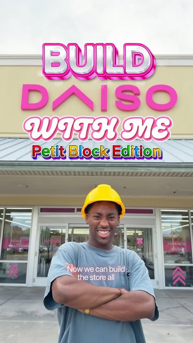 don't forget to check out our petit block collection on your next Daiso run 💖 by @daiso_usa