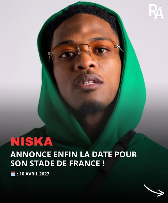 La 10.04.2027 @niska_officiel se produira donc au stade de France 🤯Vous allez prendre vos places ? 🔥Abonne toi @rapactualites 🤝#niska #rap #paris #france #stadedefrance by @rapactualites