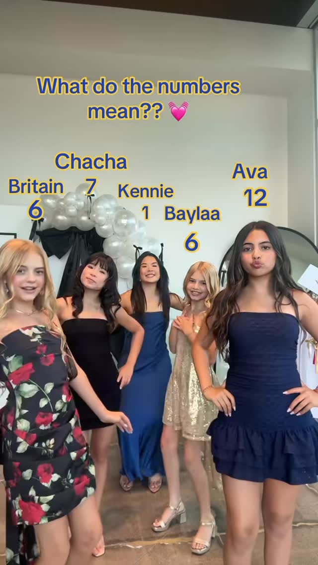 What do the numbers mean?💓 happpyy birthdayyy to our bestie Baylaa 🥳@baylaarose @nishaandfam 

@britainleeofficial @chachashen1 @kennedyshen1 

#bsf #blowup #fyp #viral #fun