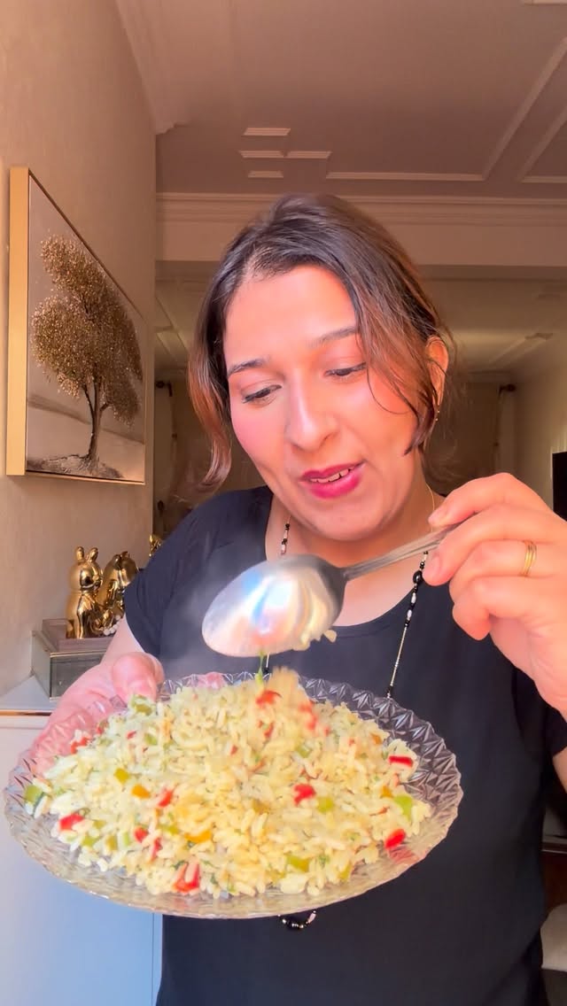سلطة بالروز والفلفلة من الد مايكون ضروري تجربوها by @chaimaa.elbouchti