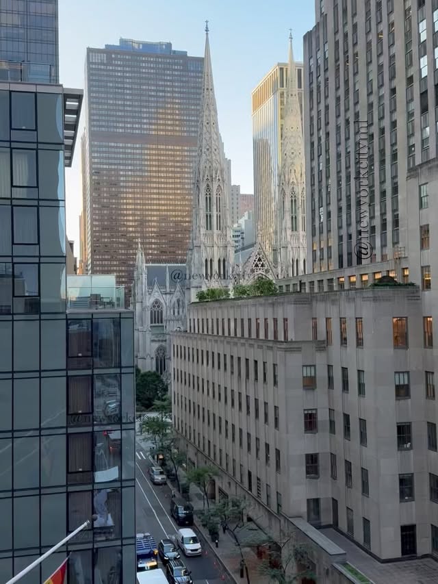 Breakfast with a view of St. Patrick’s Cathedral 🤩☕️🍴 
Duomo 51 ✨ 251 w 51st 7th Fl 👌🏼

#nyc #manhattan #breakfast #coffee 

#nyc