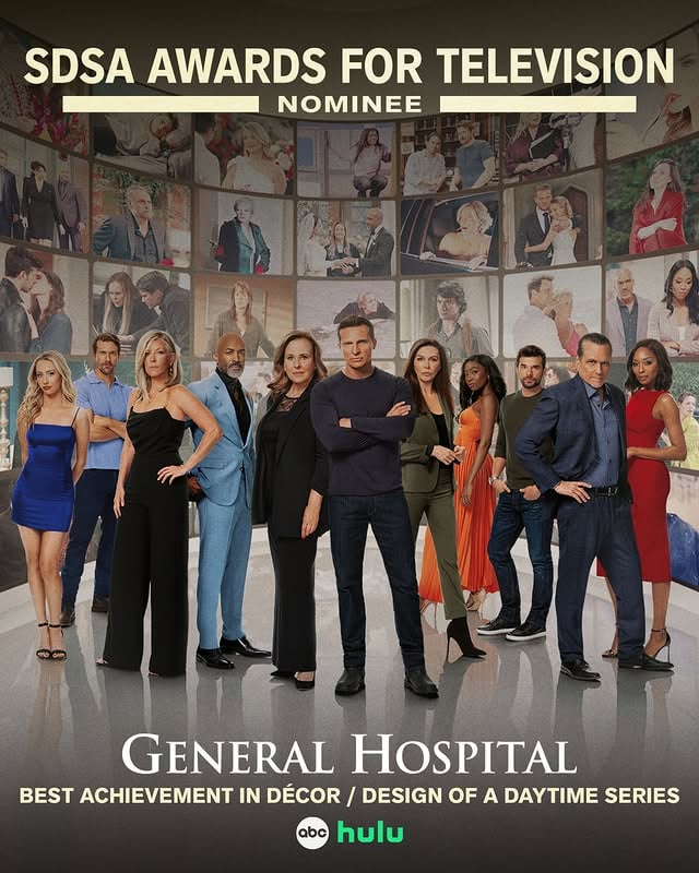 Please help us congratulate Jennifer Elliot and Andrew Evashchen on their SDSA (Set Decorators Society of America) Awards for Television Nomination for Best Achievement in Décor / Design of a Daytime Series! 👏👏👏 #GH #GeneralHospital by @generalhospitalabc