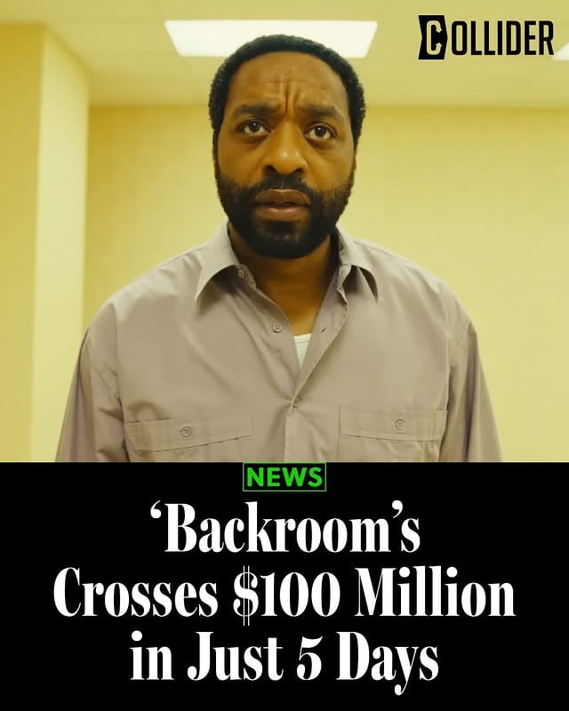 A24 just made history 👻🎬 Backrooms has officially crossed $100 million at the domestic box office, becoming the first A24 movie ever to reach the milestone.Directed by 20-year-old filmmaker Kane Parsons and based on his viral YouTube horror phenomenon, the film has already grossed more than $125 million worldwide and continues to dominate theaters. by @collider