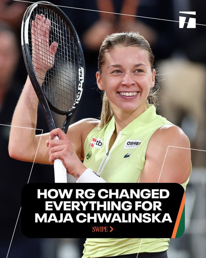 Life changing tournament for @majachwalinska 💫 

#rolandgarros