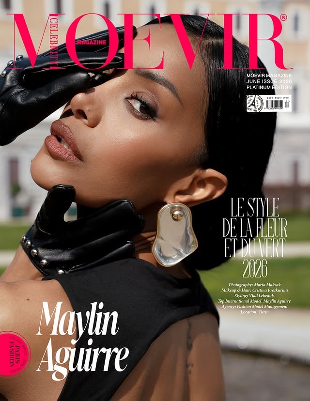 MOEVIR Magazine June Issue 2026 featured celebrity [Maylin Aguirre]Photography: Maria Maksak @maksakmaria Makeup & Hair: Cristina Proskurina @cristinaproskurinamua Styling: Vlad Lebeduk @lebedukvladstylist2023 Top International Model: Maylin Aguirre @maylin_aguirree Agency: Fashion Model Management @fashinmodel.it Location: Turin by @maylin_aguirree