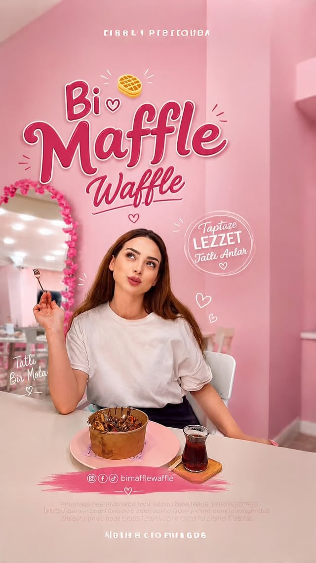 🍓 Waffle severler burayı not etsin! @bimafflewaffle Bir waffle’dan fazlası… Tatlı, kahve ve sıcacık bir ortam. 💕🧇 #mekanönerisi #tatlı #mekan #waffle by @ecemnaztunca