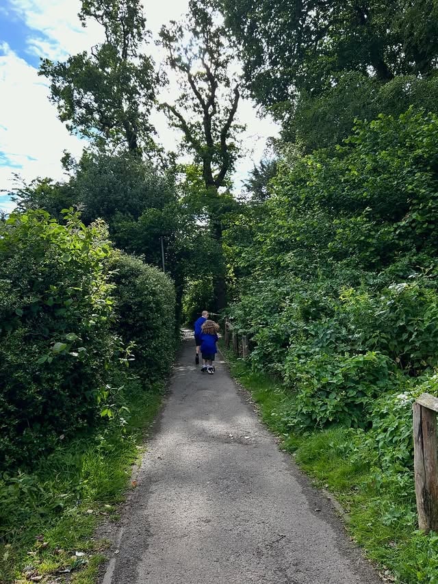 First week of their new school. They’re loving it! I genuinely was overthinking it all, wondering if they’d be ok but of course they were going to be! The early starts and the 30 minute drives are worth it, every morning we pass fields upon fields and this morning we were greeted by a family of deers 🦌🩷Hopefully not long and we’ll be moving 16495 boxes into our new home ready to start making new memories 📦🏡 by @chemarie_catterall