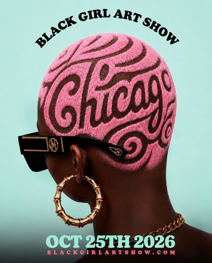 Chicago, we’re on the way. ✈️✨Oct 25th. 

Comment “Chi” to join the waitlist.

Celebrating 100+ Black Women Artists
A homecoming for the creative homegirl. 🧜🏾‍♀️

Become an exhibitor
🔗 BlackGirlArtShow.com

#blackgirlartshow #Chicago